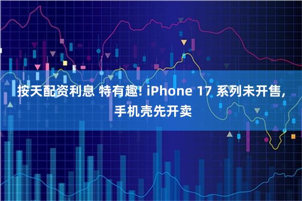 按天配资利息 特有趣! iPhone 17 系列未开售, 手机壳先开卖