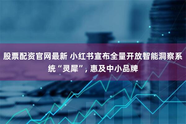 股票配资官网最新 小红书宣布全量开放智能洞察系统“灵犀”, 惠及中小品牌